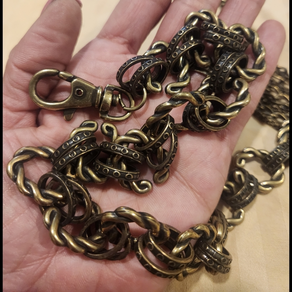 VTG Chunky Chainlink Belt - Picture 6 of 16